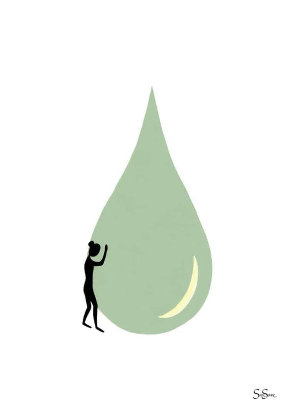 Sara Sonne- Lean in kunstposter