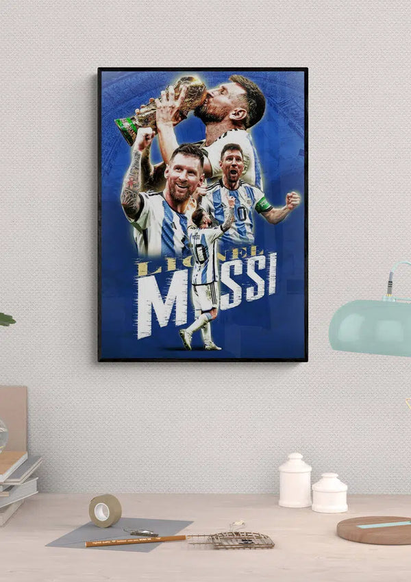 Lionel Messi Fußball-Poster