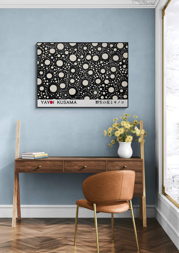 Yayoi Kusama - Black Dots Plakat