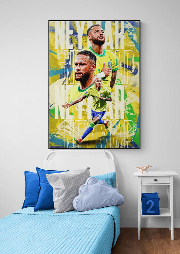 Neymar Fußball-Poster