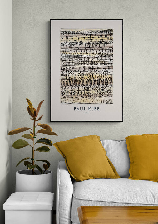 Abkühlung im Heißzonengarten 1924 - Paul Klee