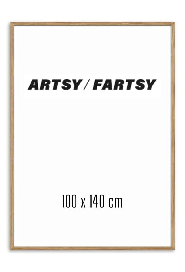 Massiver Eichenrahmen 100x140 cm