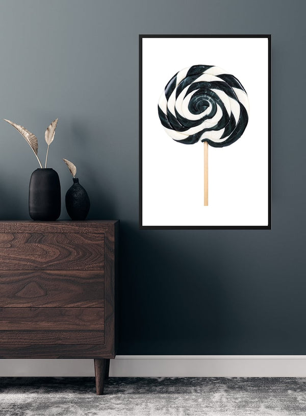 Wirbelndes Lolli-Poster