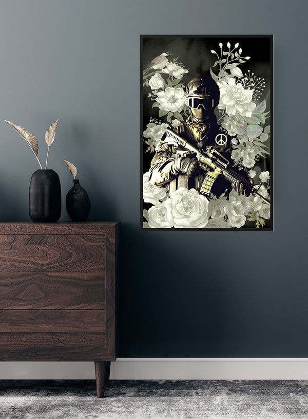 Poster „Soldat des Friedens“