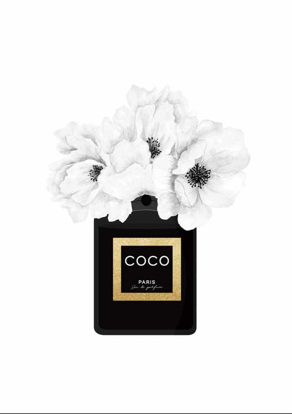 Coco Chanel Parfüm-Poster