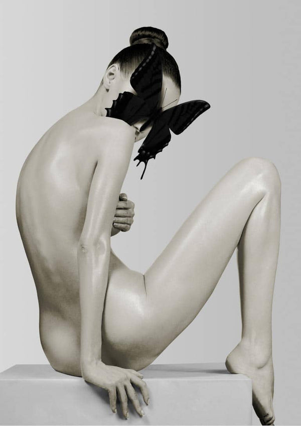Poster „Dame Schmetterling 2“