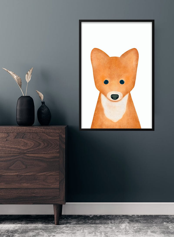 Sød ræv Poster für die Geburt