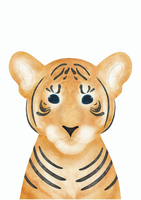 Sød Tiger Poster für Kinder