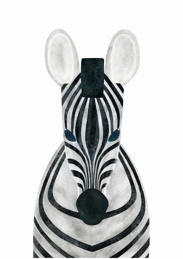 Sød Zebra Poster für Kinder