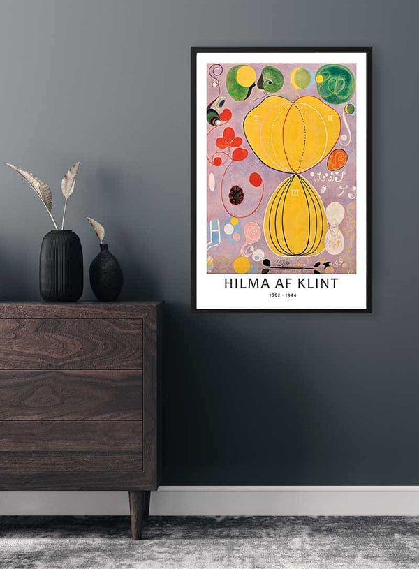 HILMA AF KLINT – DIE ZEHN GRÖSSTEN, ERWACHSENEN, NR. 7 PLAKAT