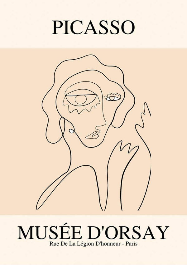 Picasso inspired women poster