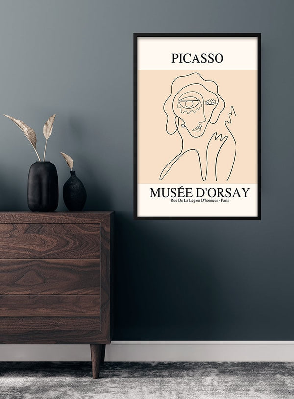 Picasso inspired women poster