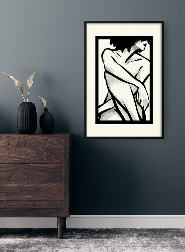 Poster „Form einer Frau“