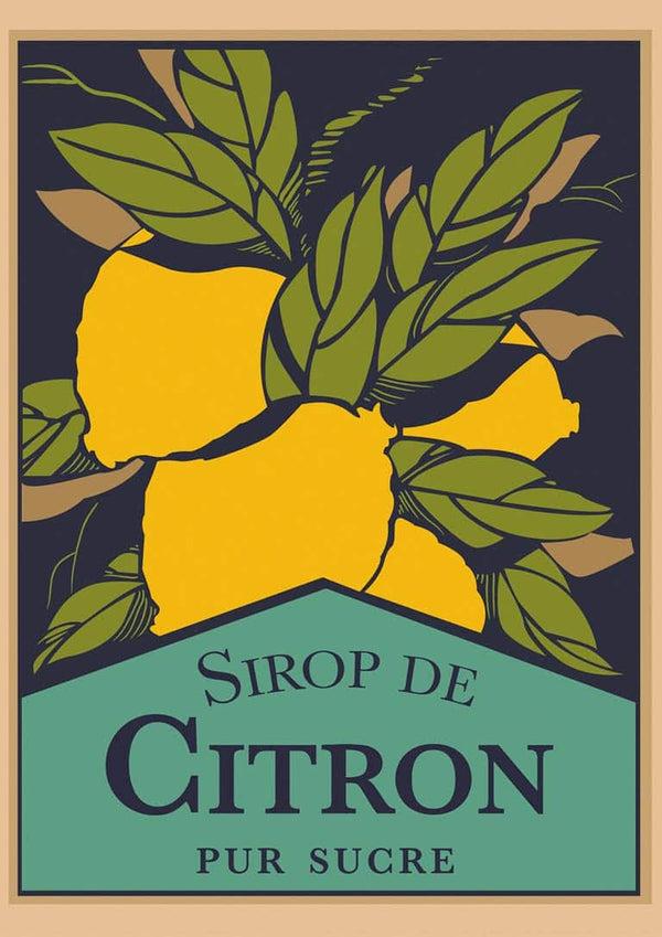 Poster Zitronensirup