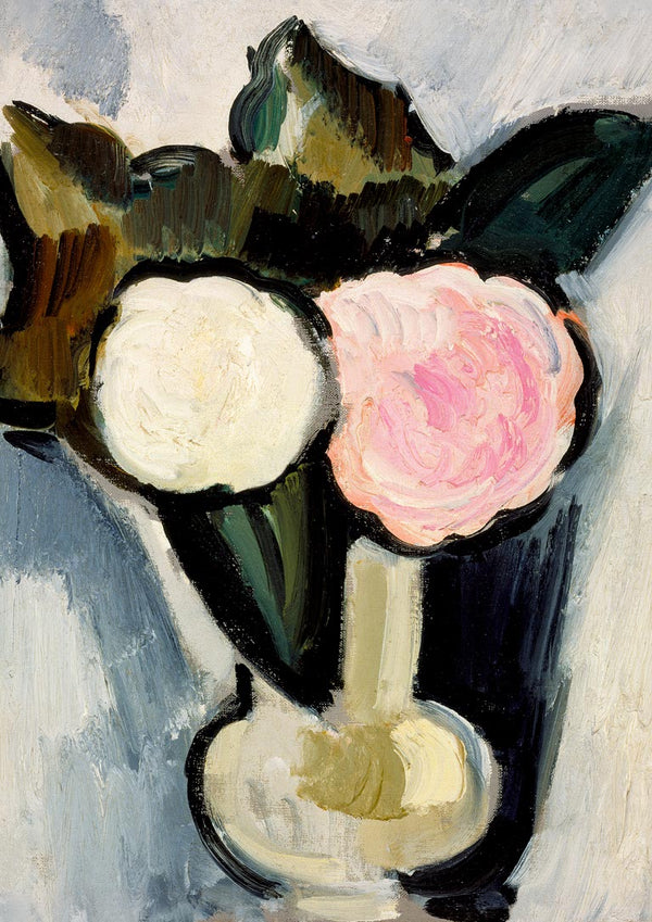 Poster „Blumen in einer Vase“ von Marsden Hartley