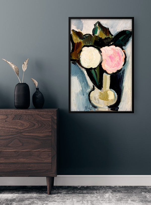 Poster „Blumen in einer Vase“ von Marsden Hartley