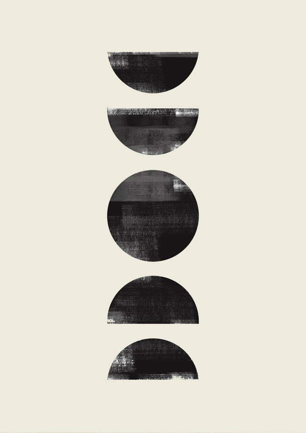 Black Circles Poster
