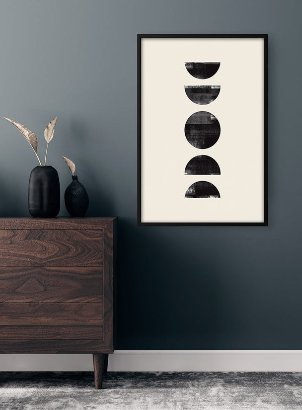 Black Circles Poster