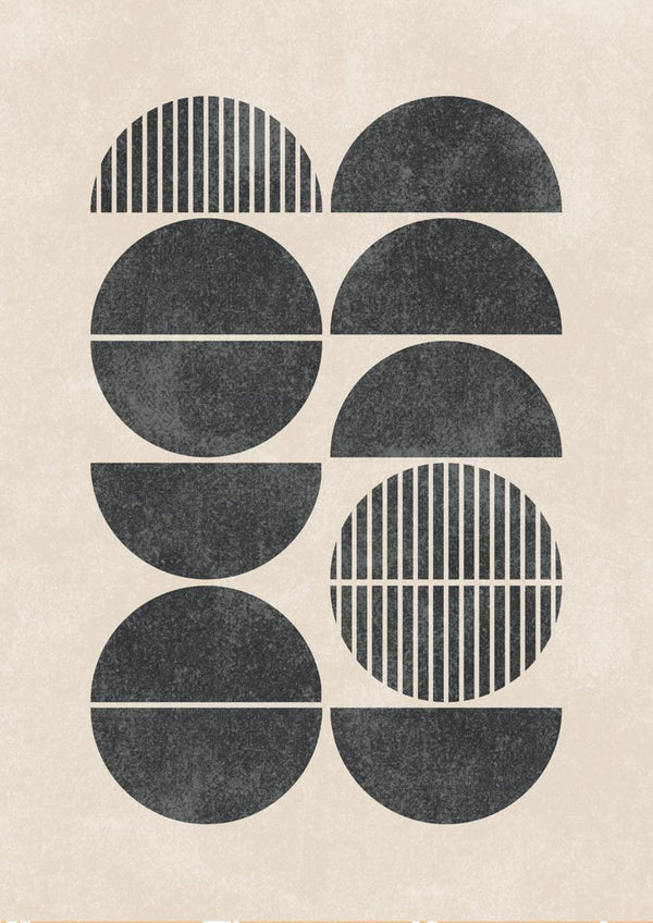 Halbkreise Poster