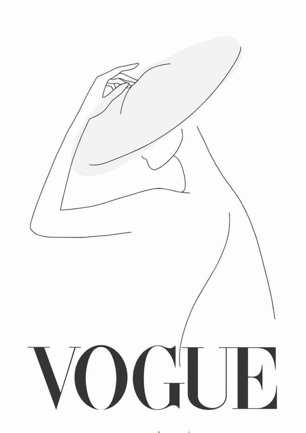 Vintage Vogue-Cover Poster