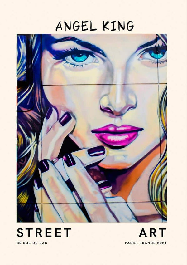Street Art - Angel King no.2 Poster