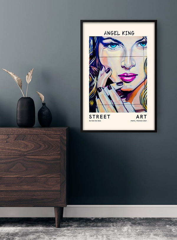 Street Art - Angel King no.2 Poster