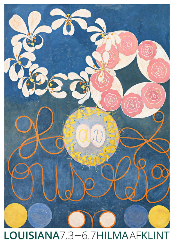 Hilma af Klint - Abstraktes Blumenplakat
