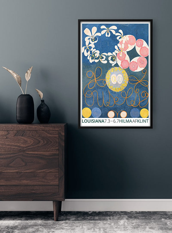 Hilma af Klint - Abstraktes Blumenplakat