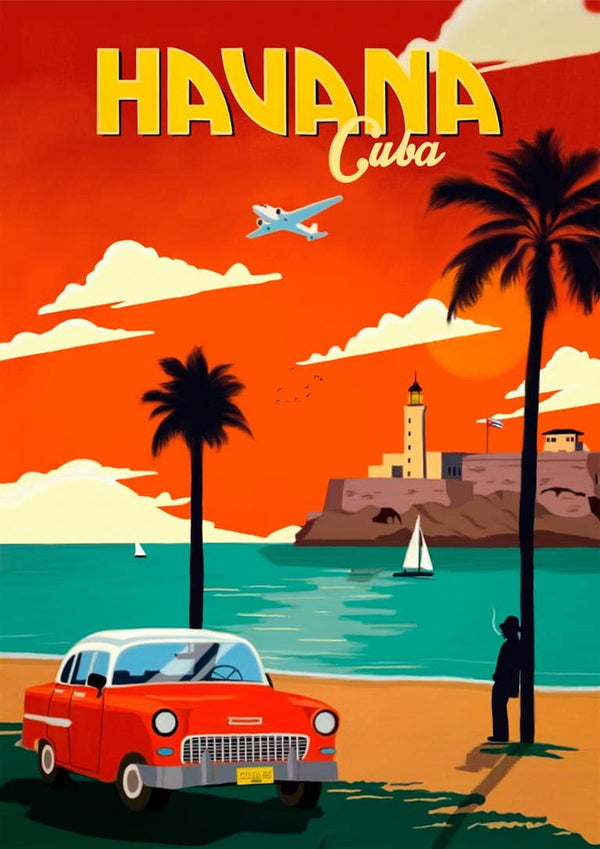 Havanna-Weinlese-Plakat