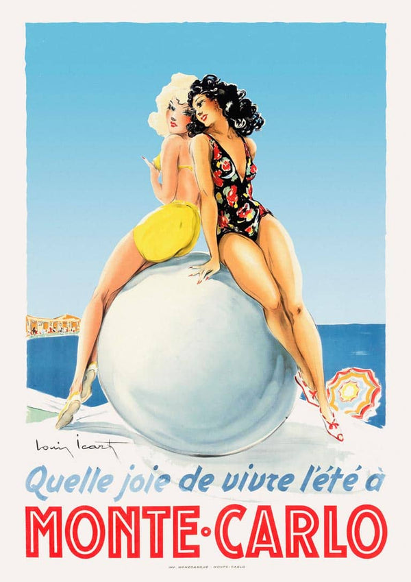 Monte Carlo Vintage Poster