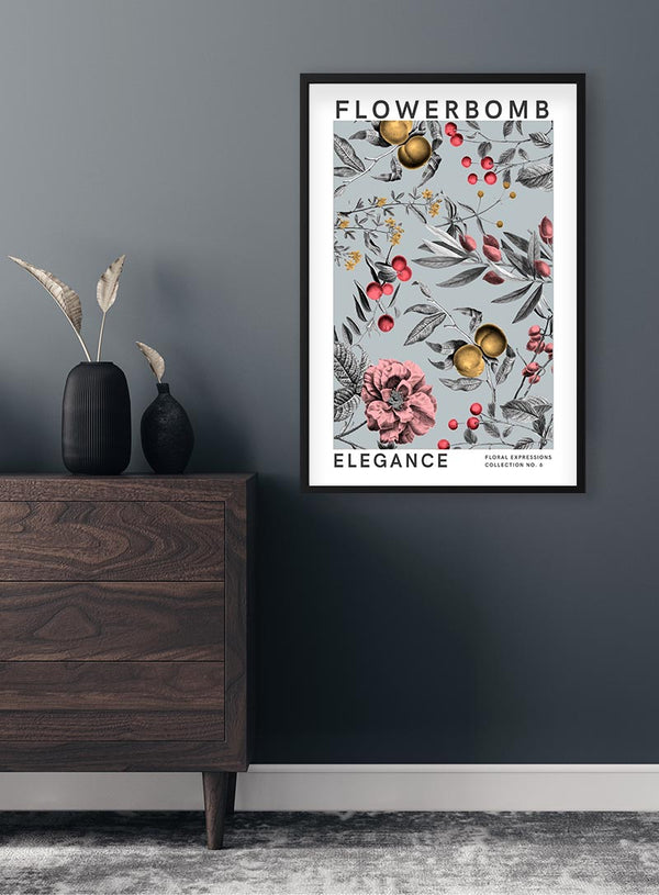 Blumenbombe - Eleganz Poster