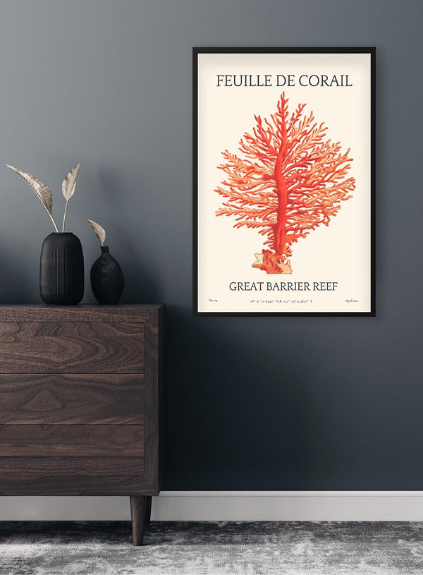 Feuille De Corail Nr. 04 Poster