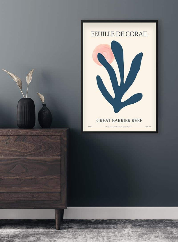 Feuille De Corail Nr. 05 Poster zum Stuen