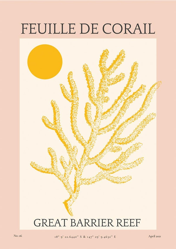 Feuille De Corail Nr. 06 Poster