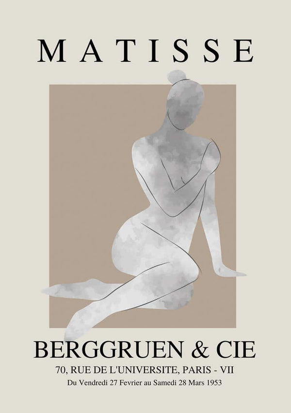Silbernes Frauen-Papier-Decoupé-Poster