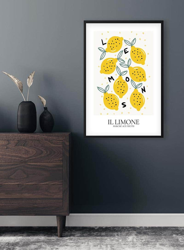 Obstplakat „Il Limone“