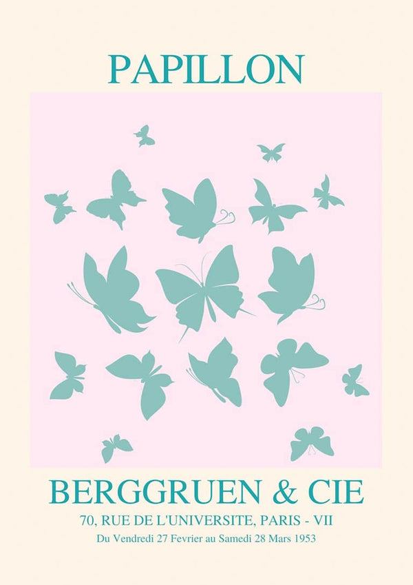 Inspiriertes Papillon Nr. 03 Poster