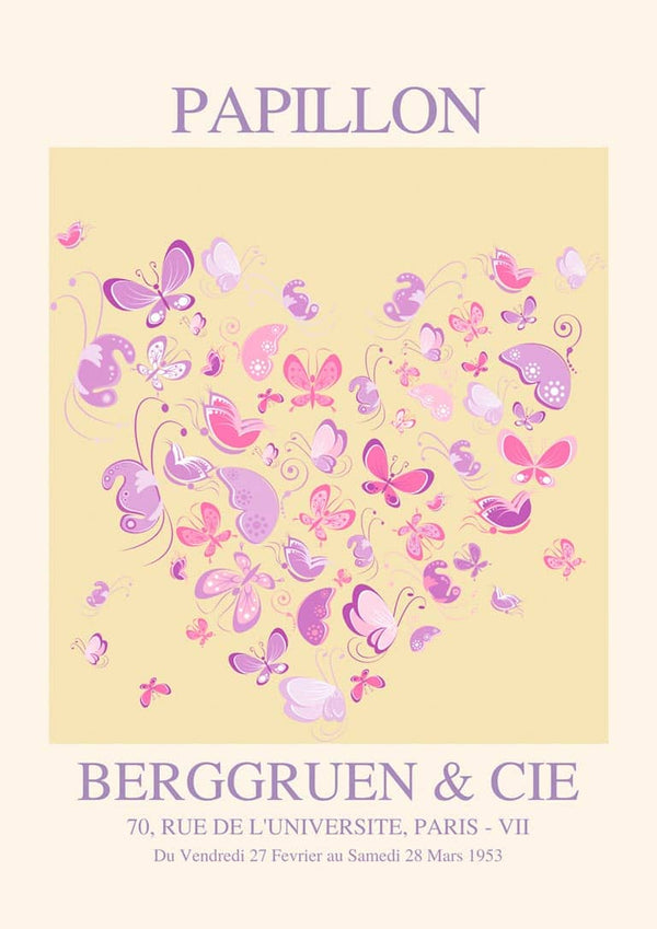 Inspiriertes Papillon Nr. 04 Poster