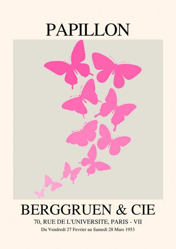 Inspiriertes Papillon Nr. 06 Poster