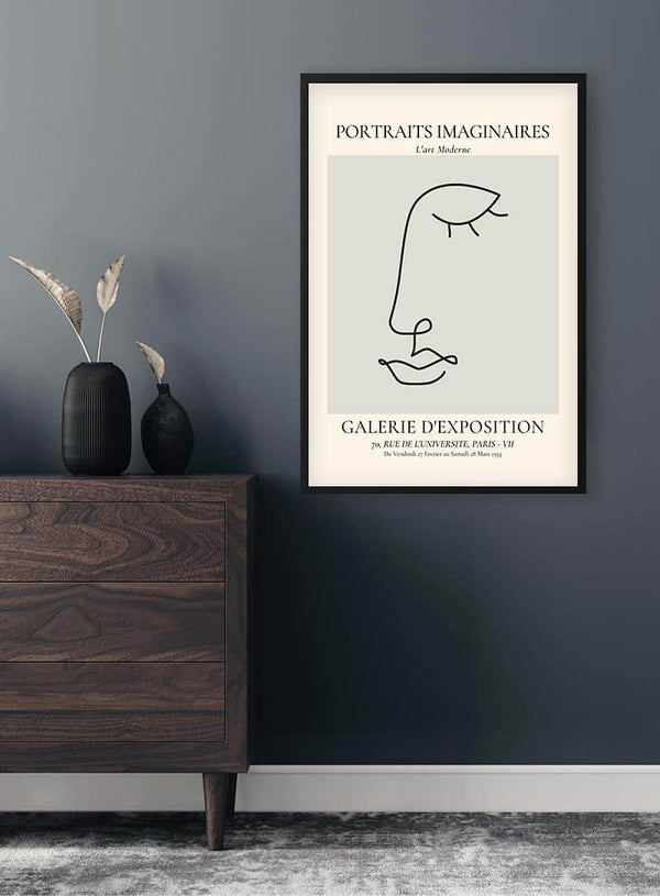 Portraits Imaginaires Eye Poster