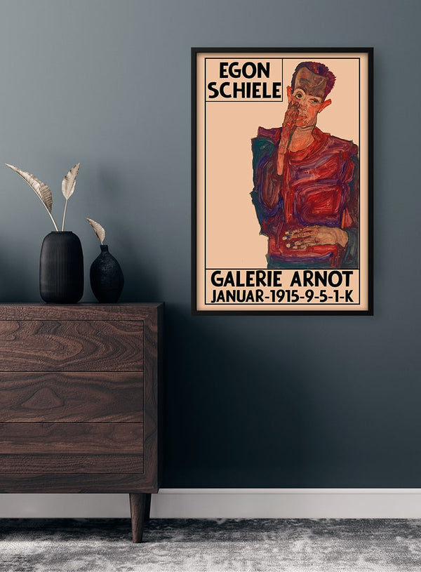 Egon Schiele - Galerie Arnot Poster