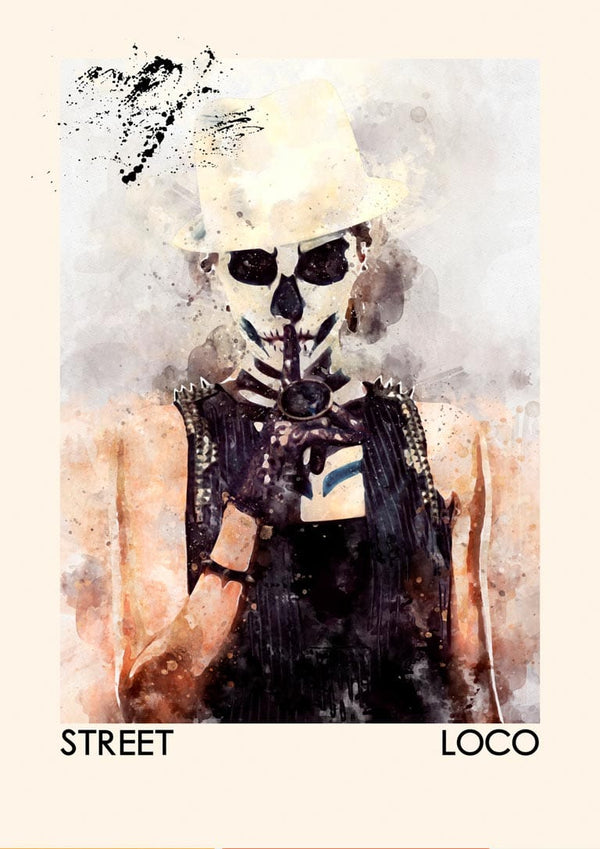 Street Art Loco Poster