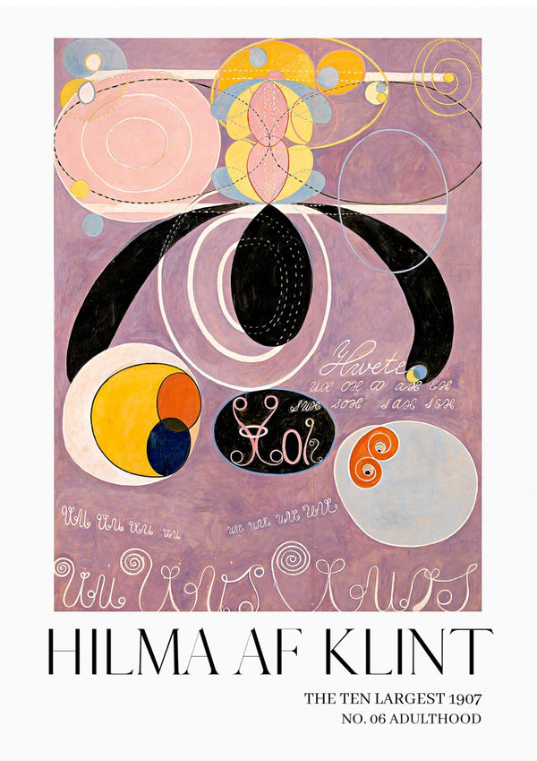 Hilma af Klint – Erwachsensein Nr. 6 Poster