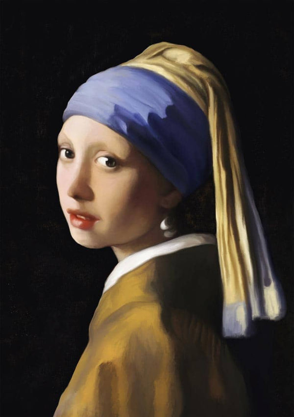 Johannes Vermeer - Das Mädchen mit dem Perlenohrring Poster