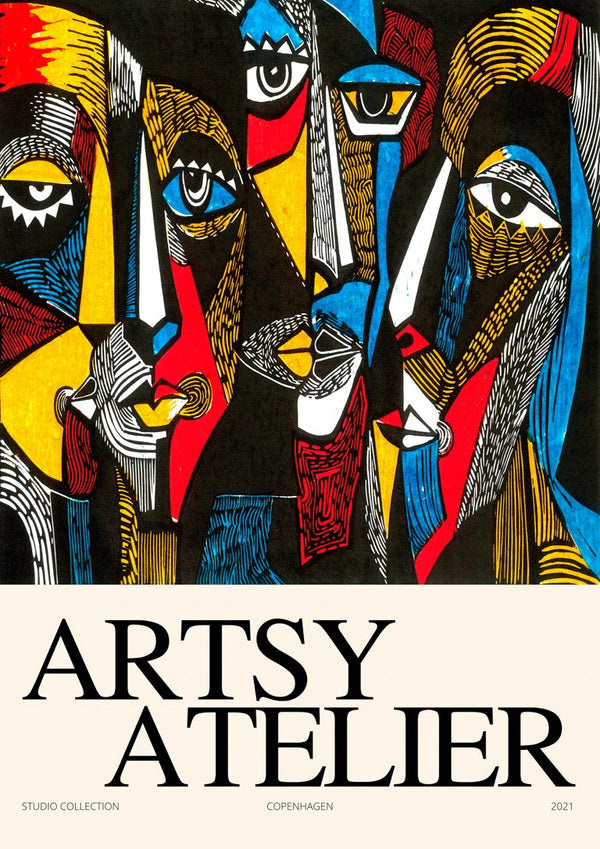 Dies ist Artsy Atelier Poster