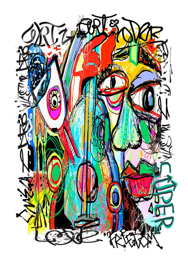 Super Love - Artsy Atelier Poster