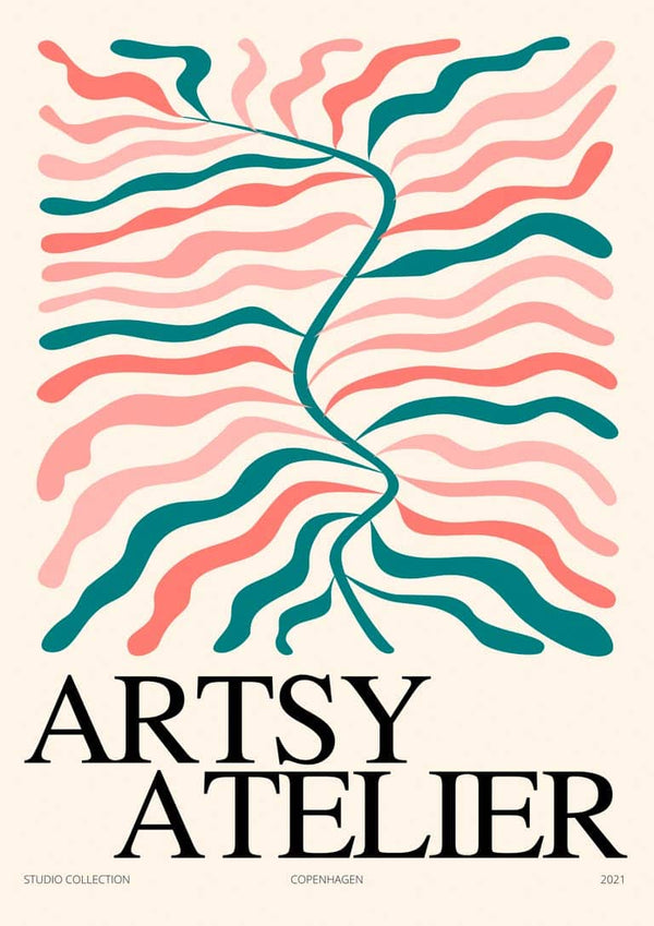 Blume - Künstlerisches Atelier Poster