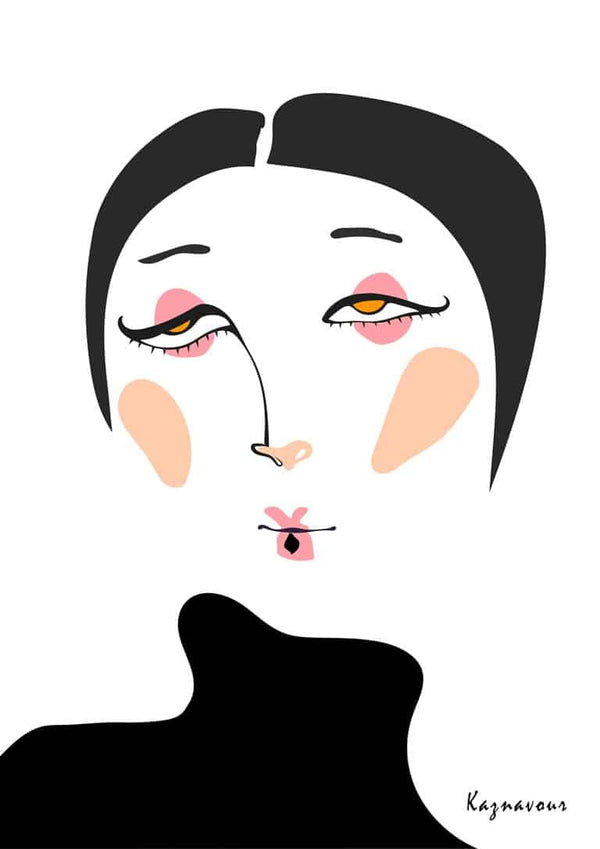 Surrealistische Frau von Kaznavour – Poster