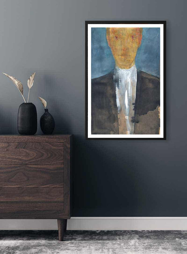 Anonymer Mann Poster