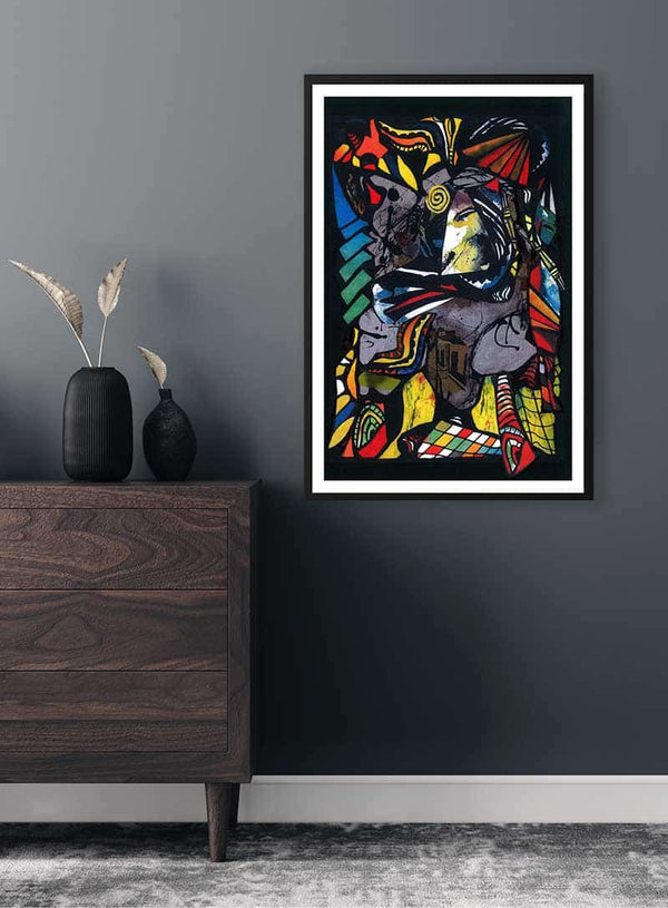 Colored Collage Poster